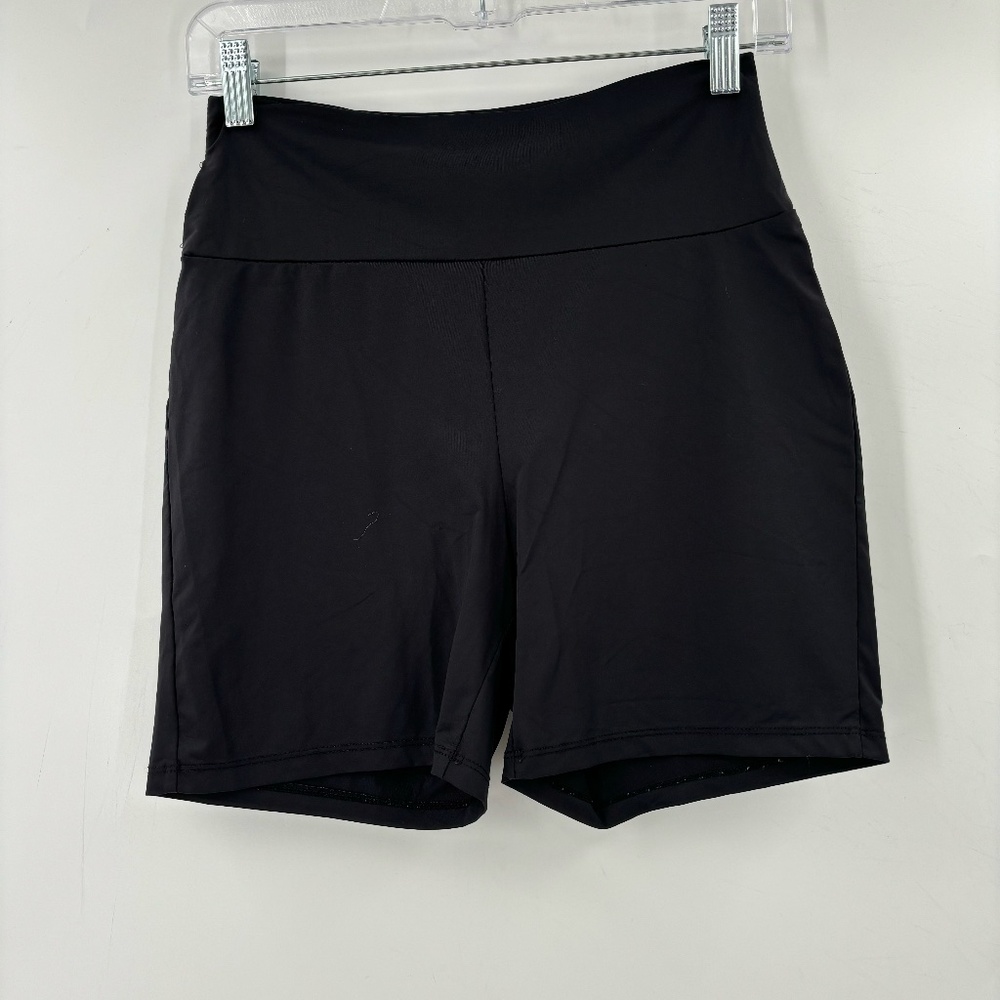 BB Dakota High Waist Biker Shorts Black Size Medium